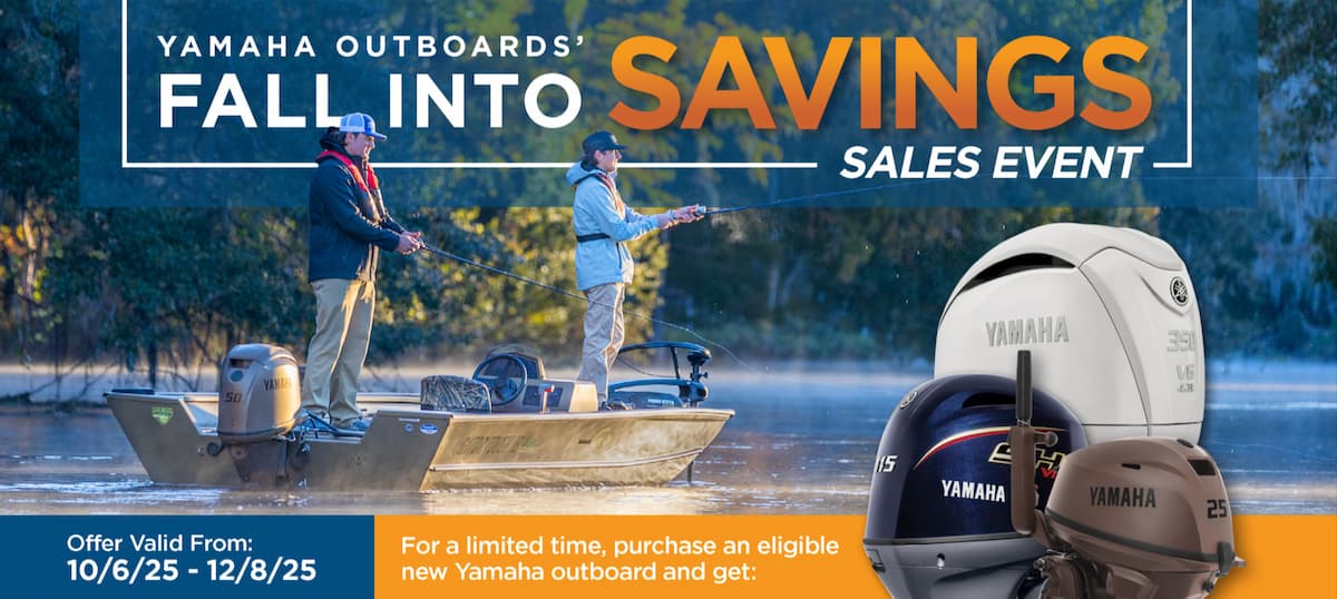 Yamaha Outboards Fall Savings Sales Event
